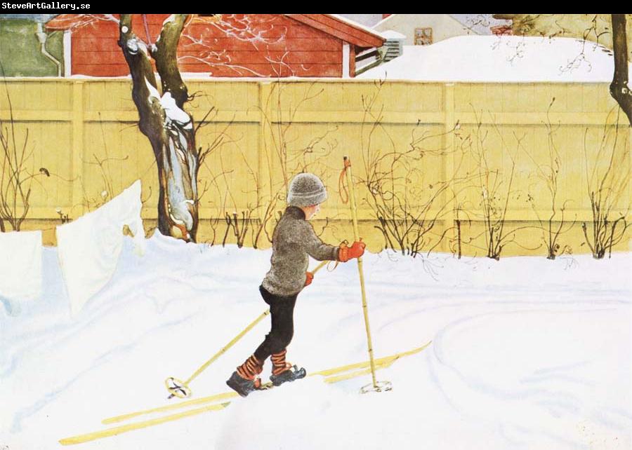 Carl Larsson The Falun Yard